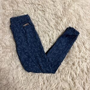 Child’s XS Blue Kerrits Knee Patch Horseback Riding Tights Breeches. Good Cond.